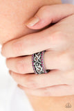 Paparazzi Tropical Springs - Pink Rhinestones - Silver Ring - Glitzygals5dollarbling Paparazzi Boutique 