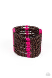 Tropical Trendsetter Pink ~ Paparazzi Bracelet - Glitzygals5dollarbling Paparazzi Boutique 