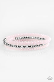 Paparazzi “Luminous Luster” Pink Infinity Bracelet - Glitzygals5dollarbling Paparazzi Boutique 