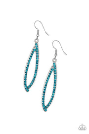 Paparazzi Treasure Trove Trinket Blue Earrings - Glitzygals5dollarbling Paparazzi Boutique 