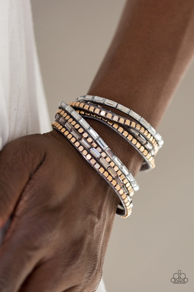 Paparazzi “This Time With Attitude” Silver Bracelet - Glitzygals5dollarbling Paparazzi Boutique 