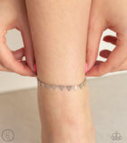 Paparazzi “Sand Shark” Silver ANKLET - Glitzygals5dollarbling Paparazzi Boutique 