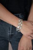 Cast a Wider Net - silver - Paparazzi bracelet - Glitzygals5dollarbling Paparazzi Boutique 