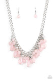 Beachside Dance Pink ~ Paparazzi Necklace - Glitzygals5dollarbling Paparazzi Boutique 