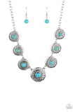 Paparazzi Necklace ~ Sahara Solar Power - Blue - Glitzygals5dollarbling Paparazzi Boutique 