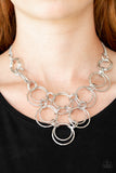 Paparazzi “Ringing Off The Hook” Silver Necklace - Glitzygals5dollarbling Paparazzi Boutique 