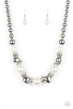 Hollywood HAUTE Spot - white - Paparazzi necklace - Glitzygals5dollarbling Paparazzi Boutique 