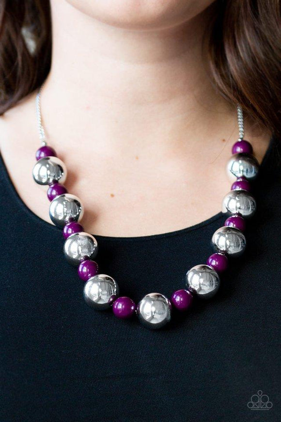 Paparazzi Necklace ~ Top Pop - Purple - Glitzygals5dollarbling Paparazzi Boutique 