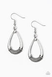 Paparazzi Trending Texture Silver Earrings - Glitzygals5dollarbling Paparazzi Boutique 