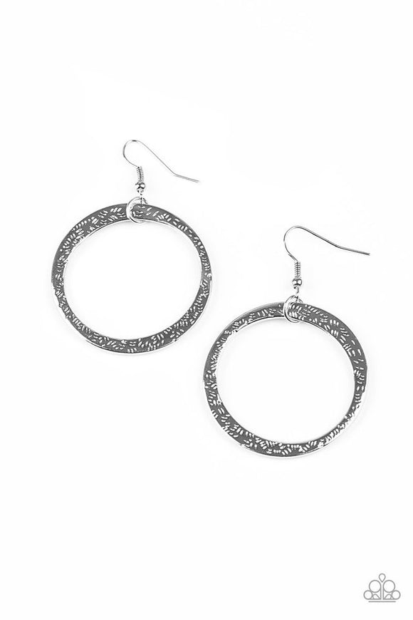 Paparazzi “Wildly Wild-lust” Silver Earrings - Glitzygals5dollarbling Paparazzi Boutique 