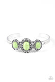 Paparazzi Stone Sage - Green Cuff Bracelet - Glitzygals5dollarbling Paparazzi Boutique 