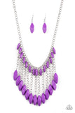 Paparazzi Venturous Vibes - Purple Necklace - Glitzygals5dollarbling Paparazzi Boutique 