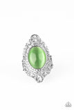 Riviera Royalty - green - Paparazzi ring - Glitzygals5dollarbling Paparazzi Boutique 