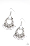 Paparazzi Colorful Colada White Earrings - Glitzygals5dollarbling Paparazzi Boutique 