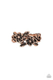Paparazzi Ring ~ Stop and Smell The Flowers - Copper - Glitzygals5dollarbling Paparazzi Boutique 