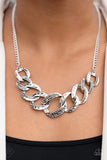 Bombshell Bling Silver ~ Paparazzi Necklace - Glitzygals5dollarbling Paparazzi Boutique 