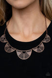 Record-Breaking Radiance - Copper Necklace - Glitzygals5dollarbling Paparazzi Boutique 