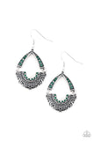 Paparazzi Royal Engagement - Green Earrings - Glitzygals5dollarbling Paparazzi Boutique 