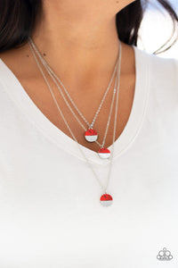 Paparazzi “Rural Reconstruction” Red Necklace - Glitzygals5dollarbling Paparazzi Boutique 