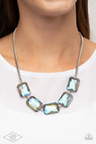 PREORDER Paparazzi Heard It On The HEIR-Waves Blue Necklace - Glitzygals5dollarbling Paparazzi Boutique 
