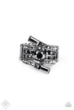 Well Played - Black Ring-Paparazzi Accessories Exclusive - Glitzygals5dollarbling Paparazzi Boutique 