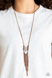 Paparazzi Point Taken - Copper Necklace - Glitzygals5dollarbling Paparazzi Boutique 