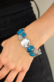 Paparazzi Chroma Charisma - Blue Bracelet - Glitzygals5dollarbling Paparazzi Boutique 