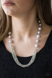 Runaway Bridesmaid Silver Necklace - Glitzygals5dollarbling Paparazzi Boutique 