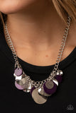 Oceanic Opera Purple ~ Paparazzi Necklace - Glitzygals5dollarbling Paparazzi Boutique 