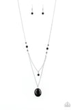 Time to Hit the ROAM - black - Paparazzi necklace - Glitzygals5dollarbling Paparazzi Boutique 