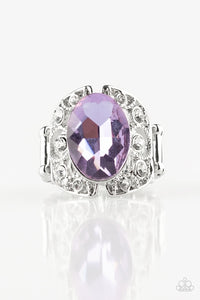 Paparazzi Queen of Hustle Purple Ring - Glitzygals5dollarbling Paparazzi Boutique 