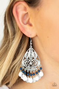 Mermaid Mojito - blue - Paparazzi earrings - Glitzygals5dollarbling Paparazzi Boutique 