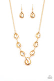 Paparazzi Socialite Social - Gold Necklace - Glitzygals5dollarbling Paparazzi Boutique 
