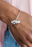 Paparazzi Marine Melody - White bracelet - Glitzygals5dollarbling Paparazzi Boutique 