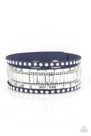 Paparazzi Rock Star Rocker Blue Bracelet - Glitzygals5dollarbling Paparazzi Boutique 