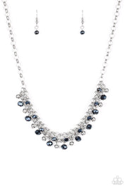 Paparazzi Trust Fund Baby Blue Necklace - Glitzygals5dollarbling Paparazzi Boutique 
