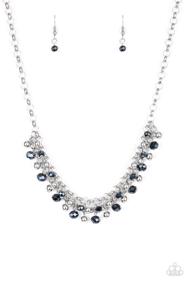 Paparazzi Trust Fund Baby Blue Necklace - Glitzygals5dollarbling Paparazzi Boutique 