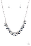 Paparazzi Trust Fund Baby Blue Necklace - Glitzygals5dollarbling Paparazzi Boutique 