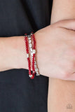 Paparazzi Hello Beautiful Red Bracelet - Glitzygals5dollarbling Paparazzi Boutique 
