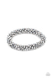 Wake Up and Sparkle - Silver Bracelet - Glitzygals5dollarbling Paparazzi Boutique 