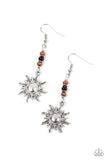 Sunshiny Days Black ~ Paparazzi Earring - Glitzygals5dollarbling Paparazzi Boutique 