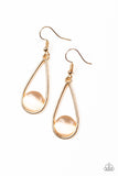Paparazzi Over The Moon Gold Earrings - Glitzygals5dollarbling Paparazzi Boutique 