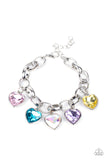 Paparazzi Candy Heart Charmer - Multi Bracelet - Glitzygals5dollarbling Paparazzi Boutique 