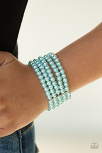 Paparazzi Pearl Bliss Blue Bracelet - Glitzygals5dollarbling Paparazzi Boutique 