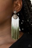 Dip It Up - green - Paparazzi earrings - Glitzygals5dollarbling Paparazzi Boutique 
