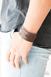 Paparazzi Bracelet ~ In or OUTLAW - Brown - Glitzygals5dollarbling Paparazzi Boutique 
