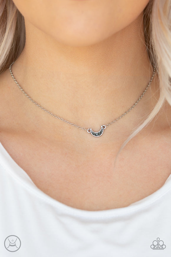 Paparazzi Promise The Moon Silver Choker Necklace - Glitzygals5dollarbling Paparazzi Boutique 