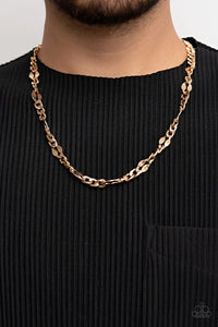 G.O.A.T Gold ~ Paparazzi Necklace - Glitzygals5dollarbling Paparazzi Boutique 