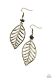 Paparazzi BOUGH Out - Brass Earrings - Glitzygals5dollarbling Paparazzi Boutique 
