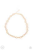 Craveable Couture Gold ~ Paparazzi Necklace - Glitzygals5dollarbling Paparazzi Boutique 